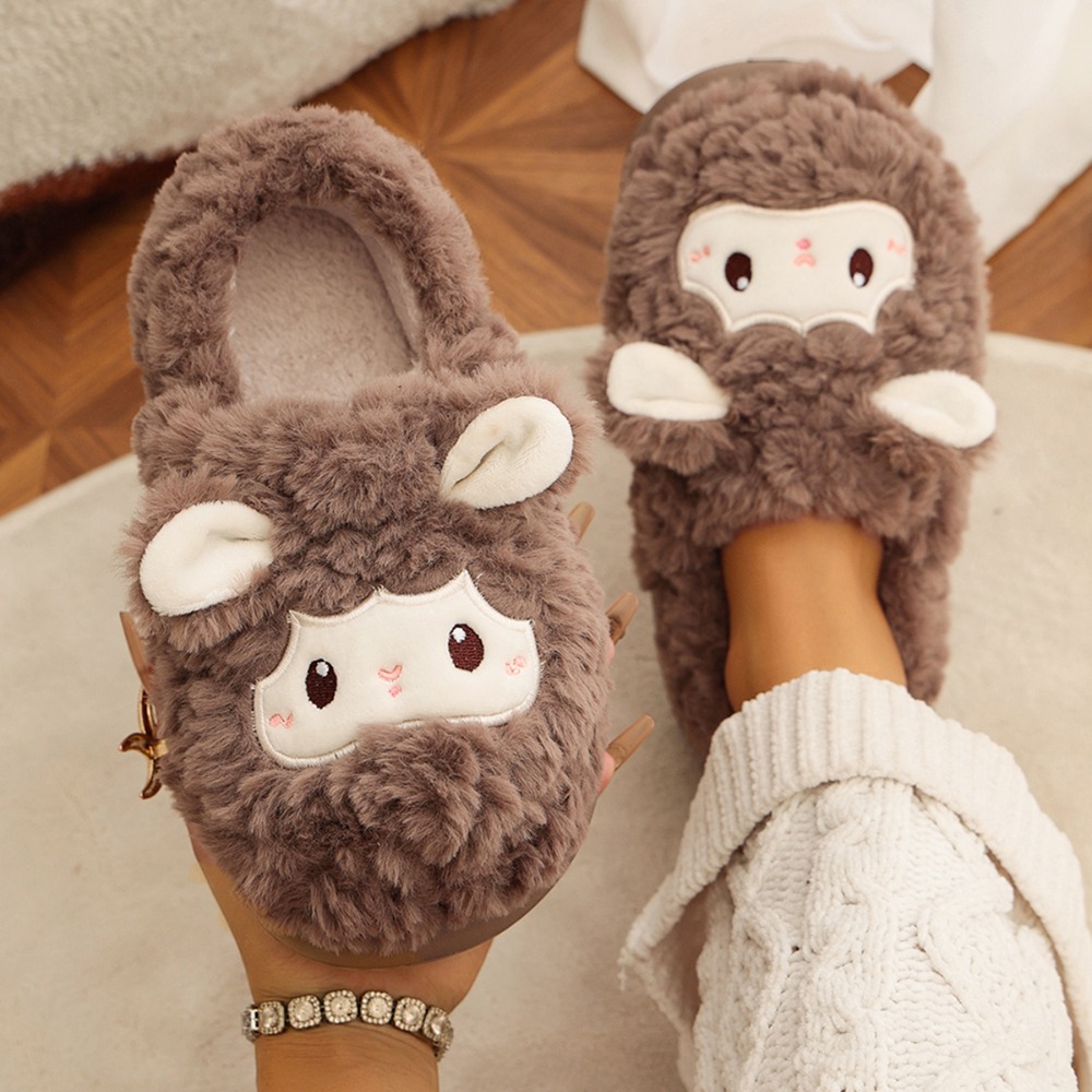 Women'S Shoes Cloud - Women's Winter Lamb Plush Slippers Cloud