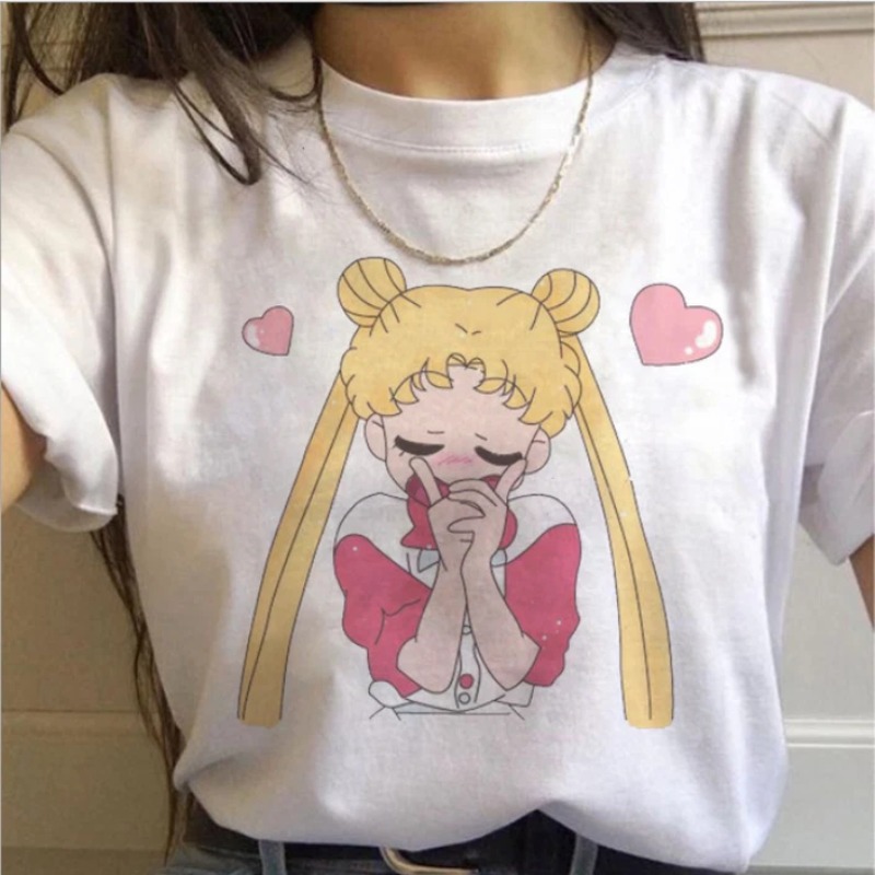 Women'S Shoes In The 90S - T Shirt 90s Anime Sailor Moon