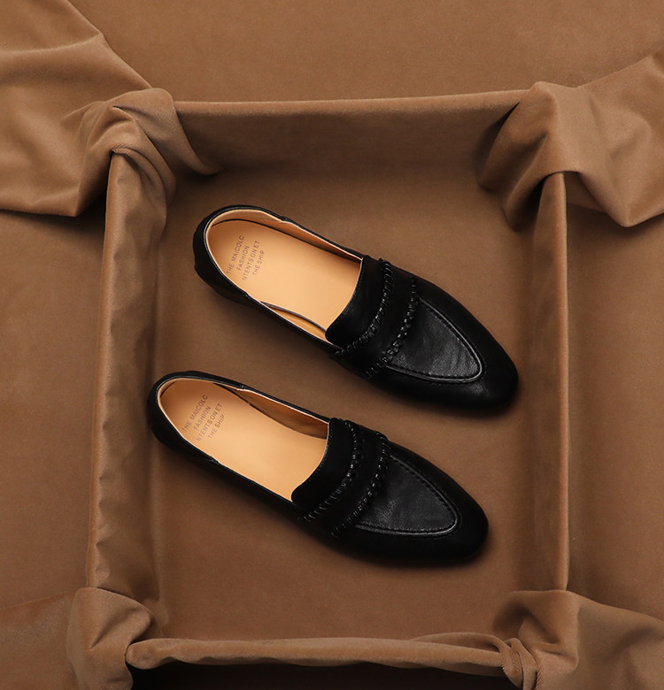 SHOEBOX Retro soft sheepskin o - Women'S Shoes Peep Toe review and price
