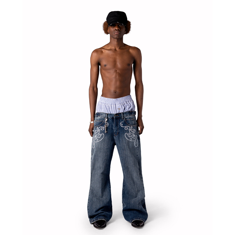Y2k Blue Opening Bootcut Jeans - Women Shoes Jeans review and price