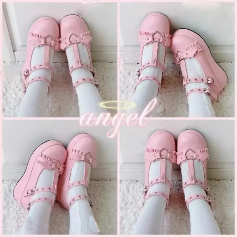 New Sweet Heart Buckle Wedges  - Women'S Shoes Popular review and price