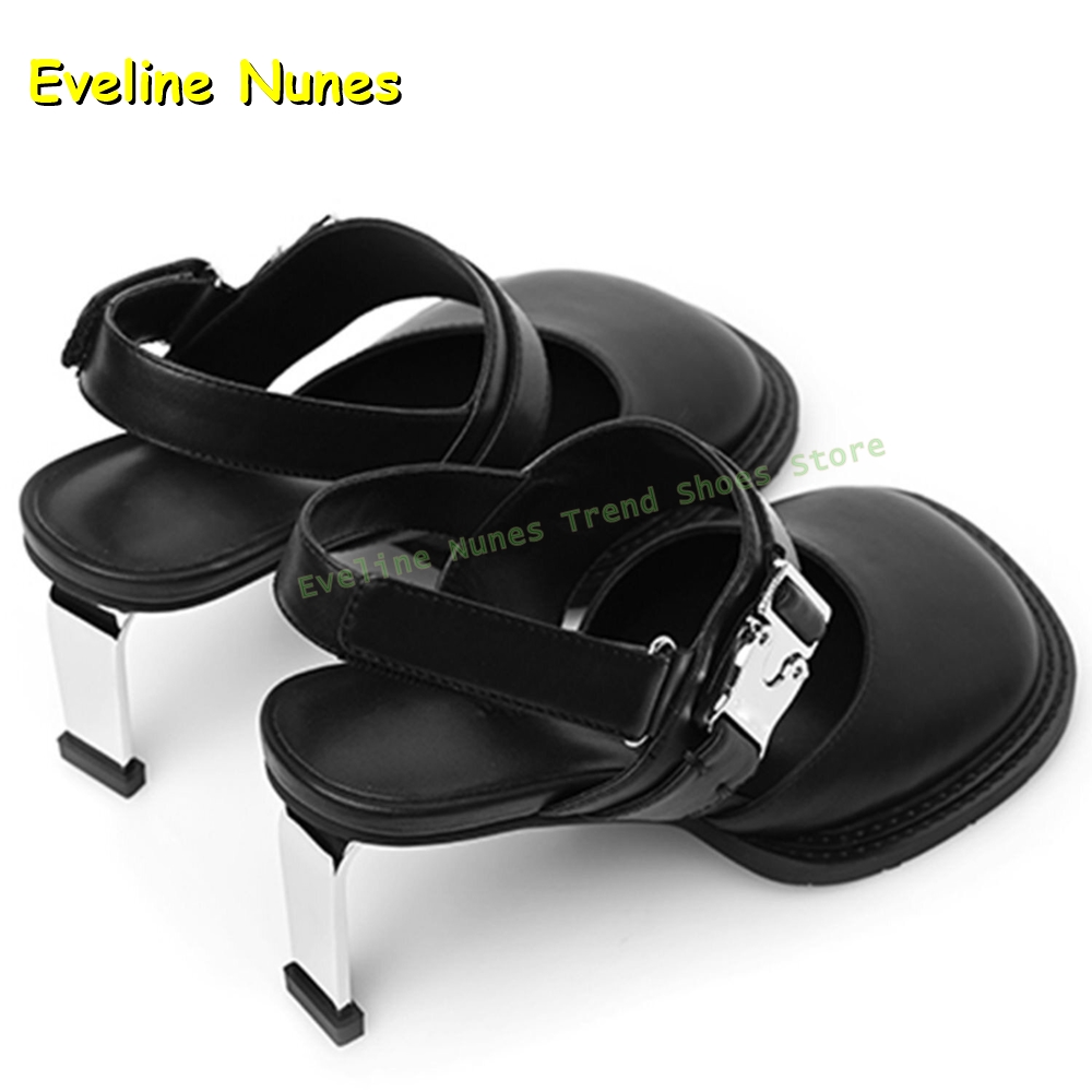 Women's Black Square Toe Buckl - Square Toe Mule review and price