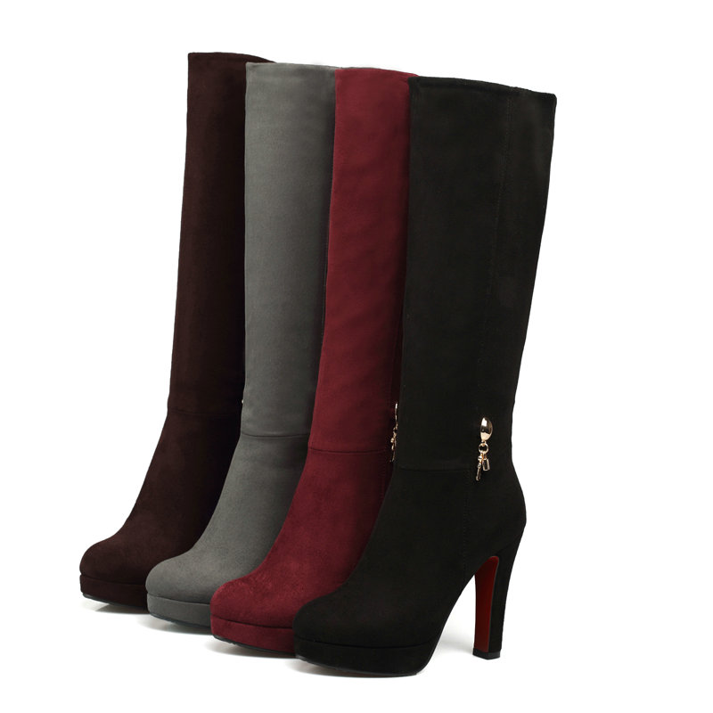 Faux Suede Nubuck Leather Burg - Women'S Shoes Burgundy review and price