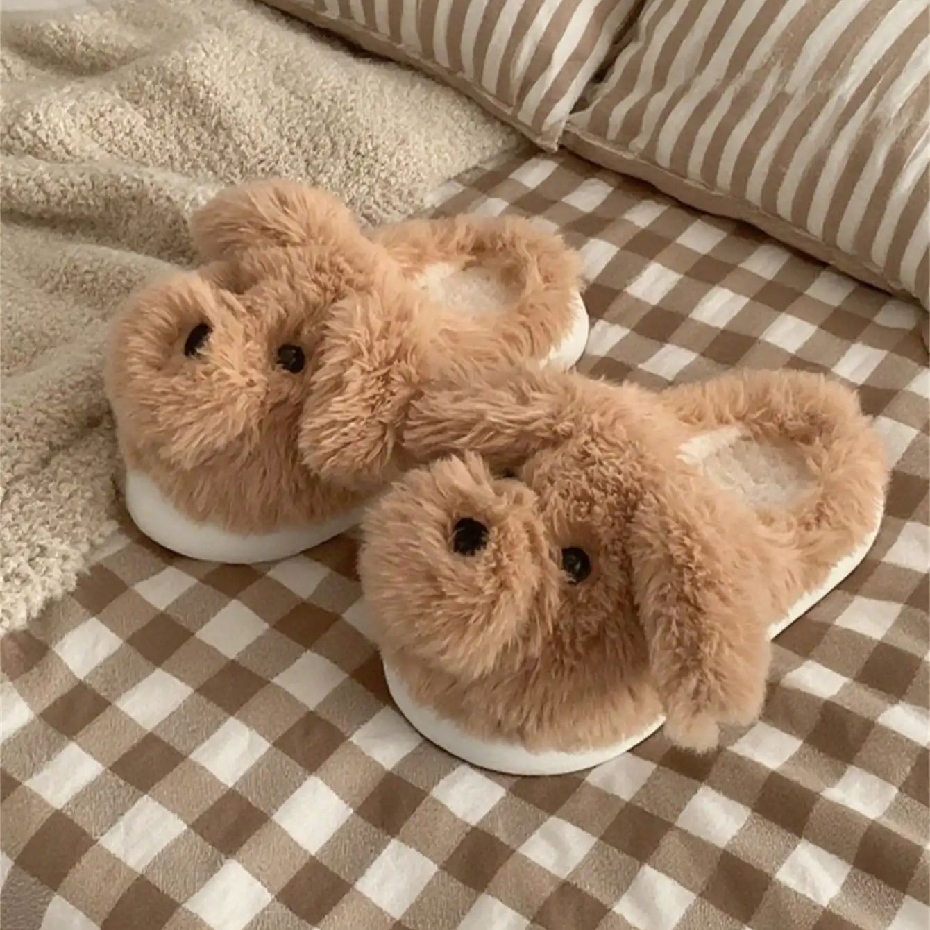 Women House Fur Slippers Casua - Women'S Shoes Popular review and price