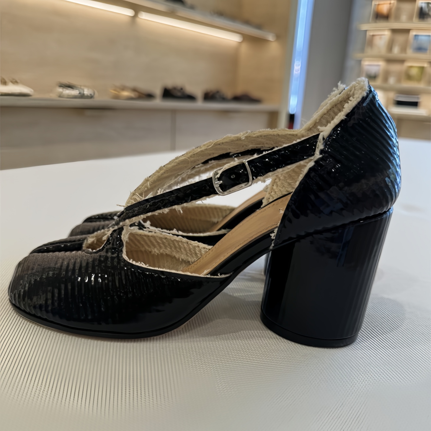 New Summer Buckle Strap Tabi S - Square Toe Mule review and price