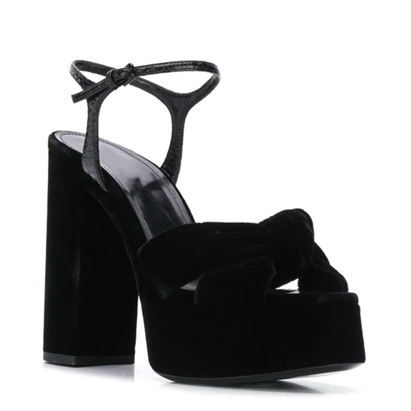 Burgundy Velvet Knot Peep Toe  - Women'S Shoes Burgundy review and price