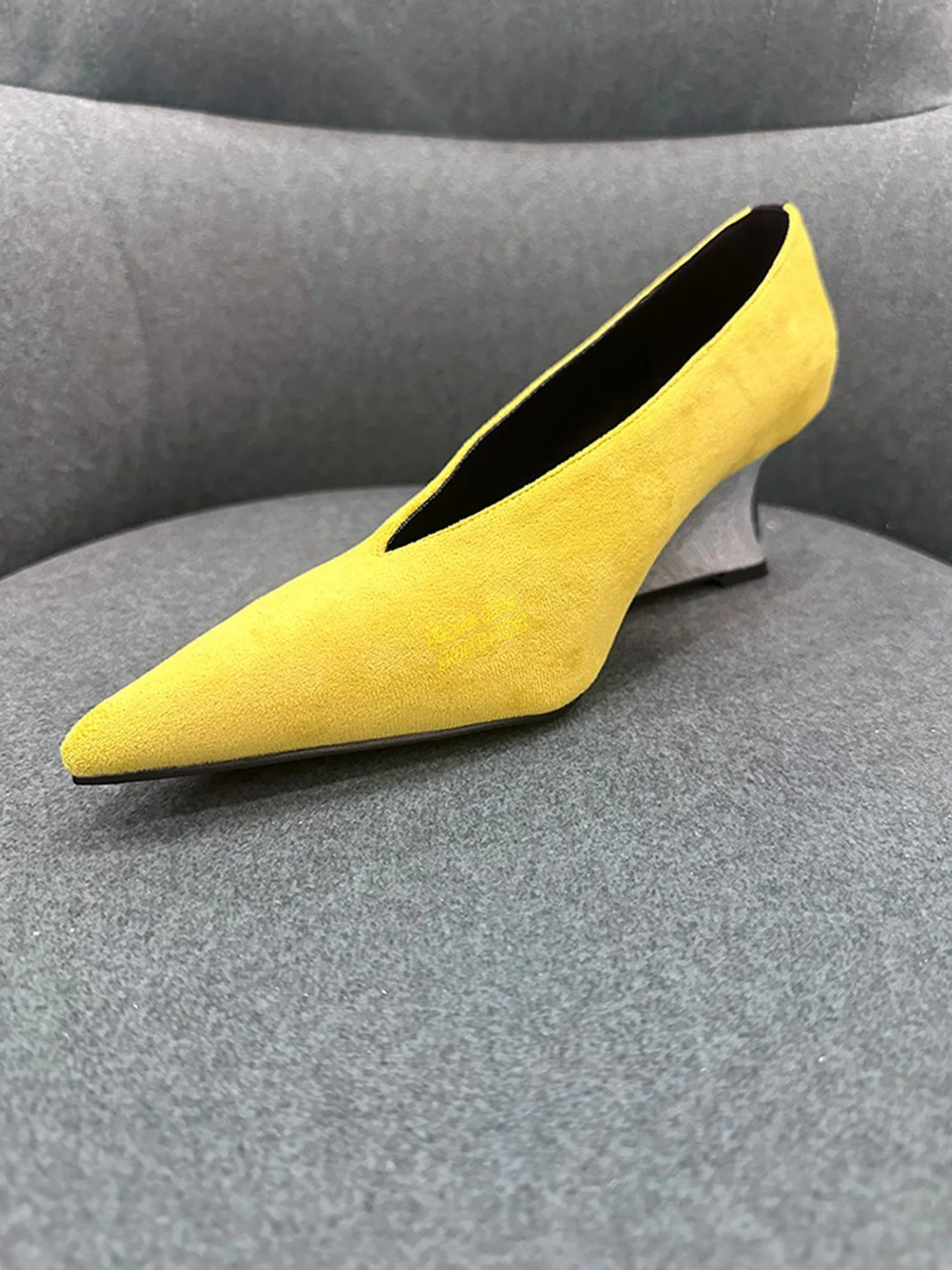 Red Suede Slip On Pumps Wedges - Women'S Shoes Burgundy review and price