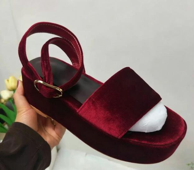 Burgundy Velvet Round Open Toe - Women'S Shoes Burgundy review and price