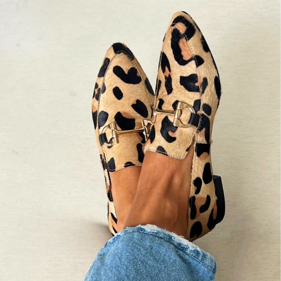 Large Size 40-43 Leopard Print - Square Toe Mule review and price