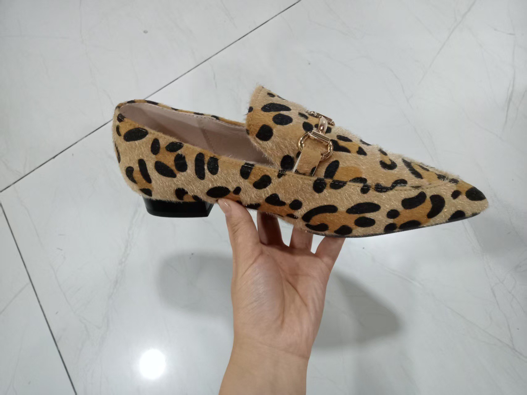 Large Size 40-43 Leopard Print - Square Toe Mule review and price