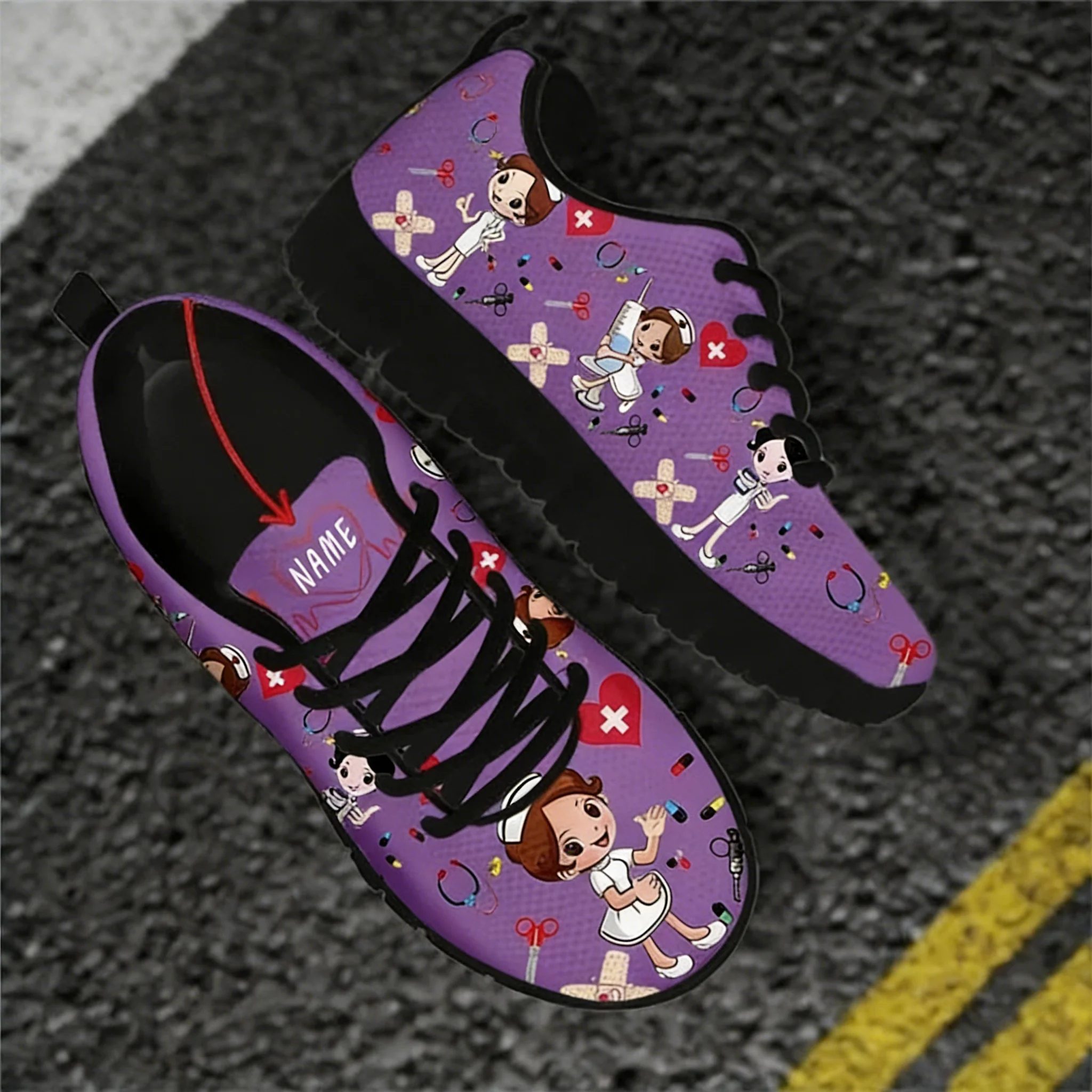 Custom Name Nurse Shoes Mesh F - Women Shoes Name review and price