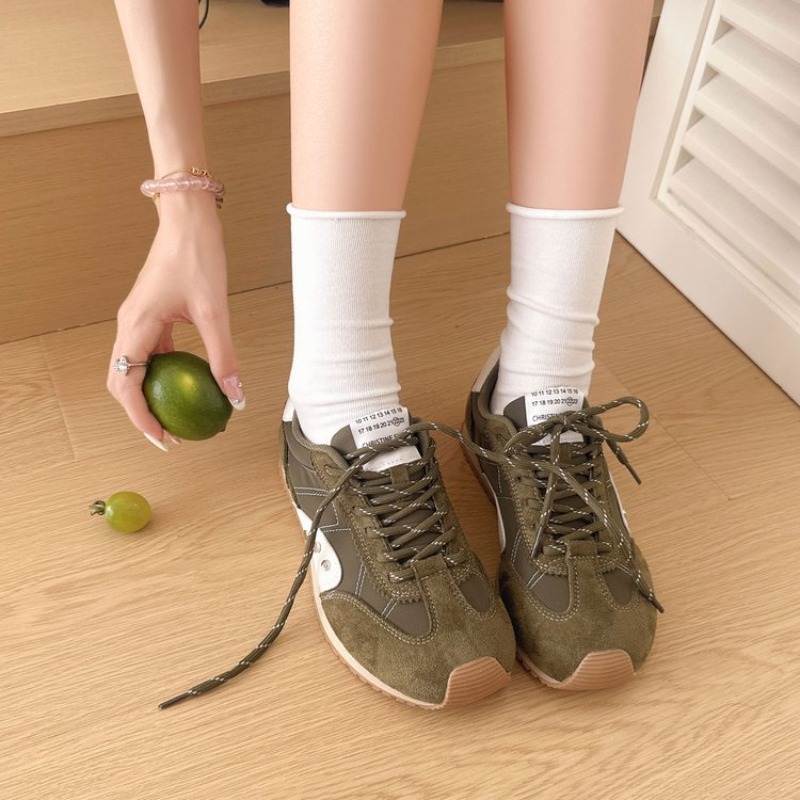 Retro Color Block Sneakers Wom - Women Shoes For Walking review and price
