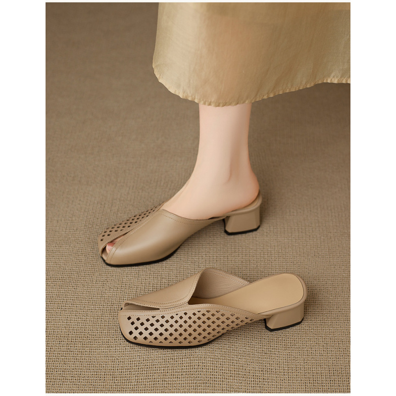 Heels Slippers  Thick Heel  Sl - Women'S Shoes In Wide Width review and price