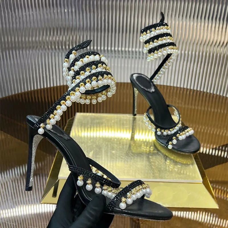 Luxury Rhinestones Pearls Tass - Gladiator Sandal Women review and price