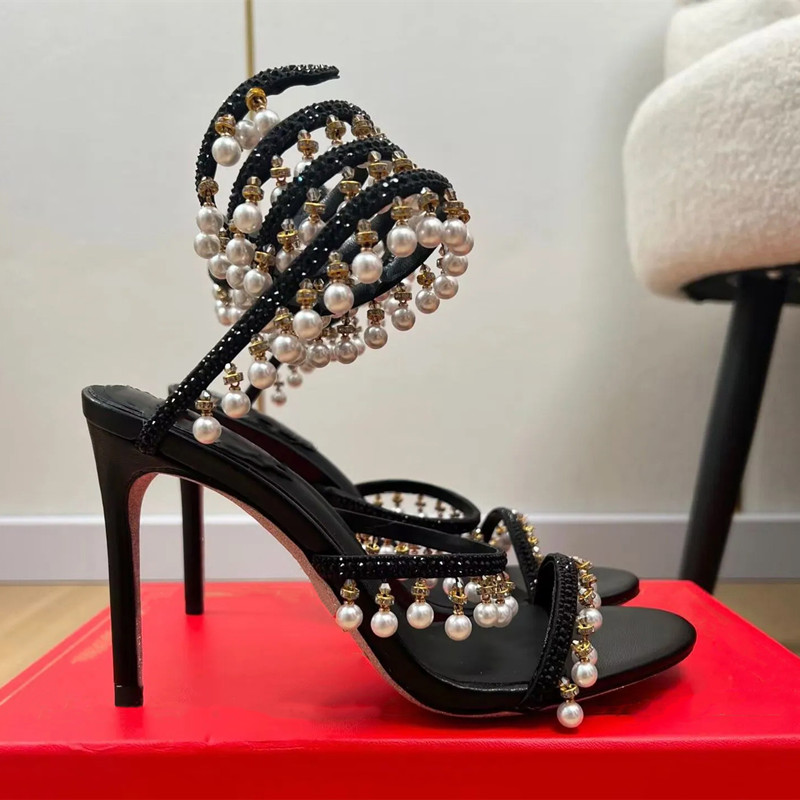 Luxury Rhinestones Pearls Tass - Gladiator Sandal Women review and price