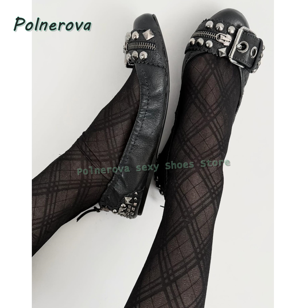 Rivet Belt Buckle Mary Jane Sh - Women'S Shoes Popular review and price
