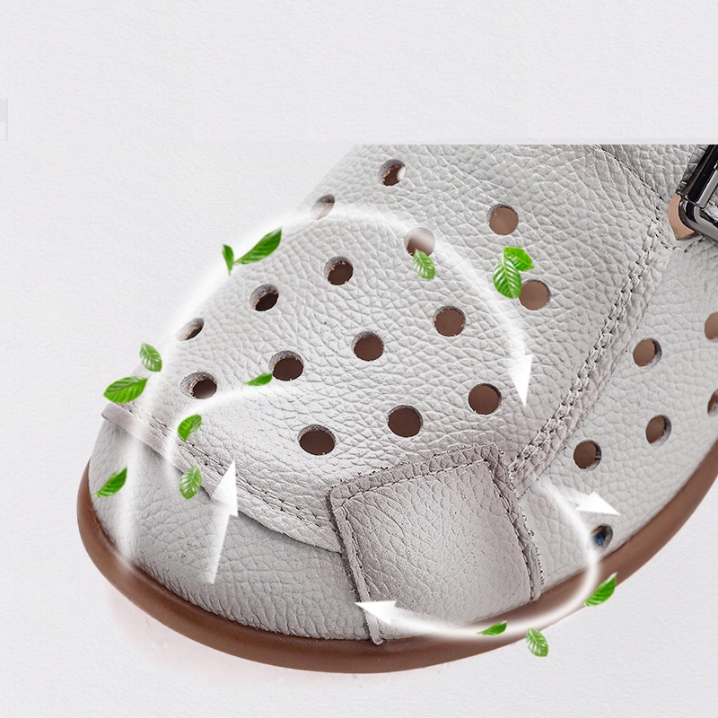 New Cow Leather Low Heel Sanda - Women'S Shoes Popular review and price