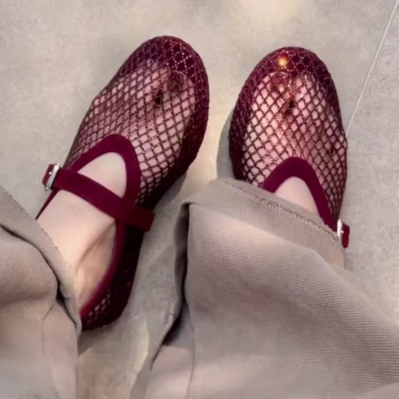 Hollow Rhinestone Baotou Sanda - Women'S Shoes Popular review and price