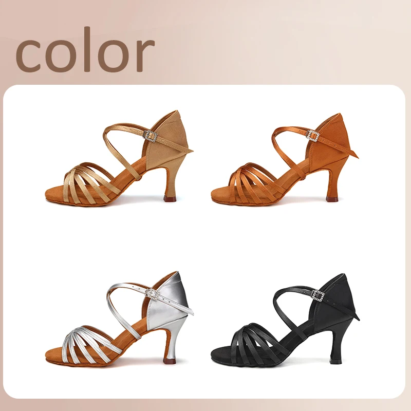 Hot Selling Latin Dancing Shoe - Women Shoes Brown Colour review and price