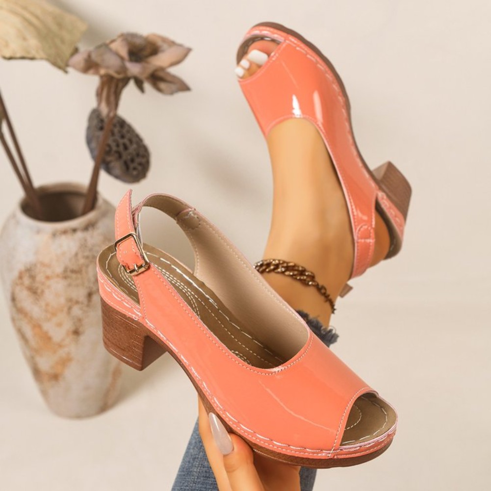 2026 New Women Heel Sandals El - Square Toe Mule review and price