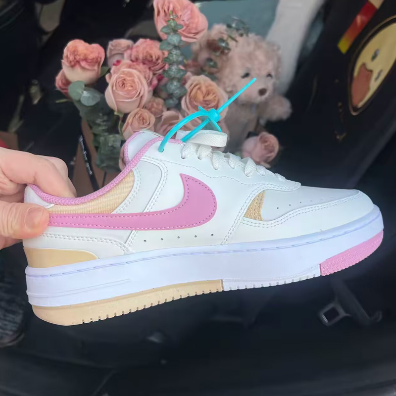 Nike Women White Pink Low Top  - Women Shoes Running Nike review and price
