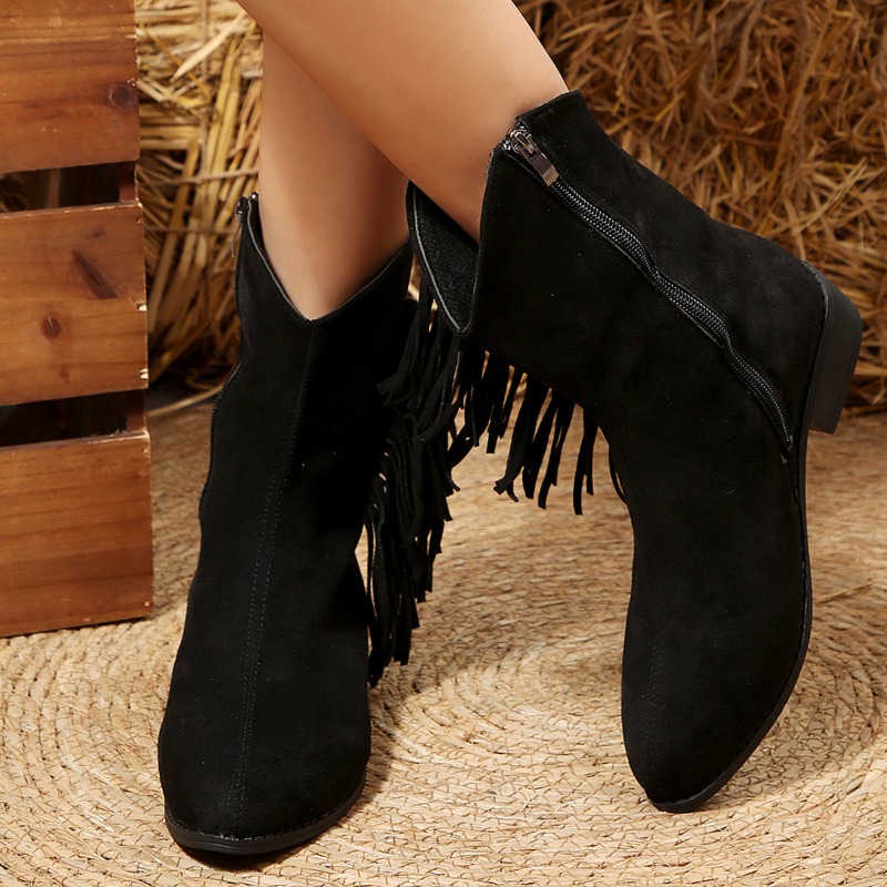 Women's Retro Fringe Suede Wom - Women'S Shoes In Wide Width review and price