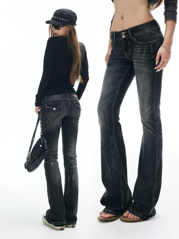 Fashion texture retro autumn n - Women Shoes Jeans review and price